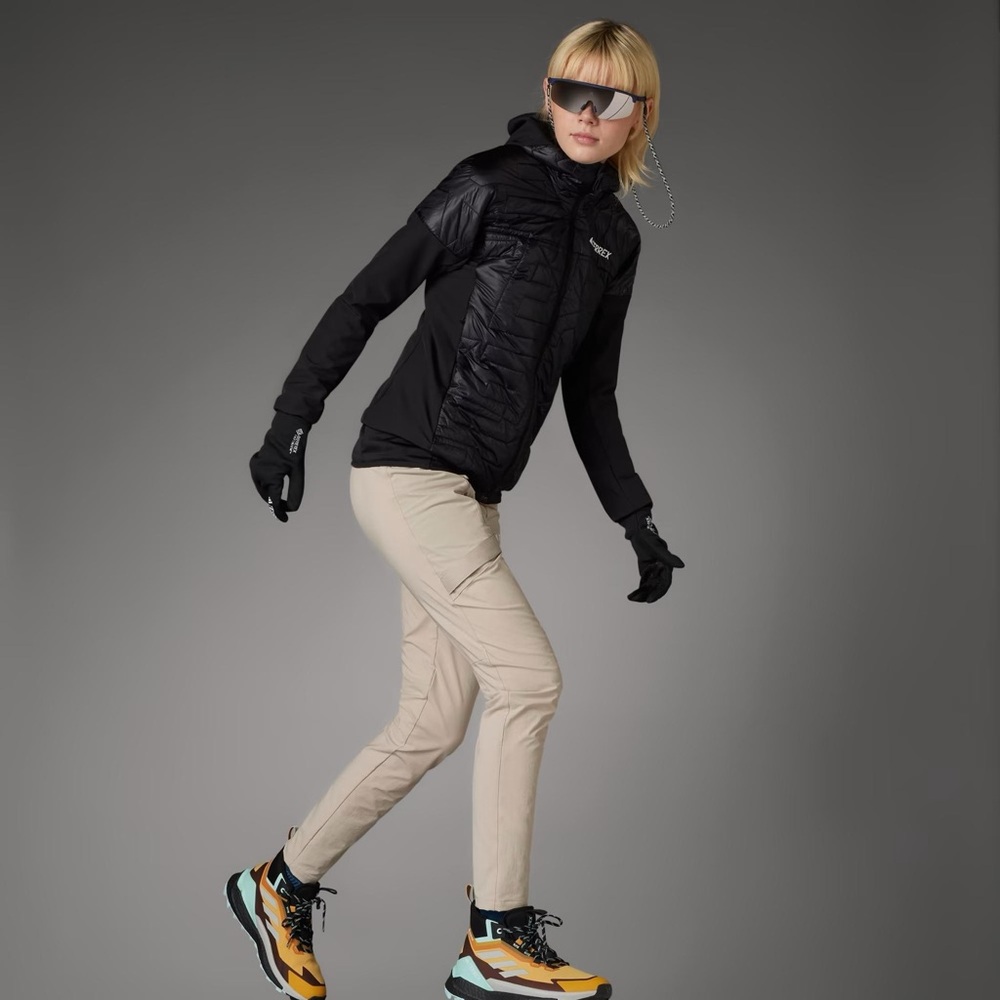 ADIDAS TERREX XPERIOR VARILITE HYBRID INSULATED FRONT LIGHT BREATHABLE JACKET - Picture 3 of 13